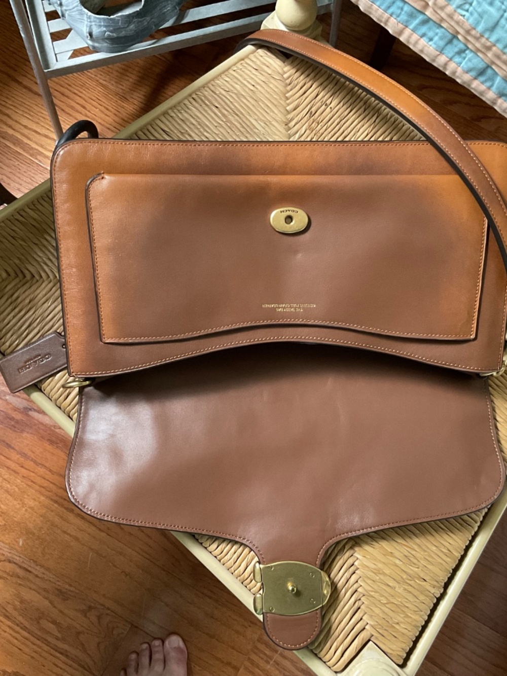 Coach Tabby 36 Brown loved leather - Picture 6 of 7
